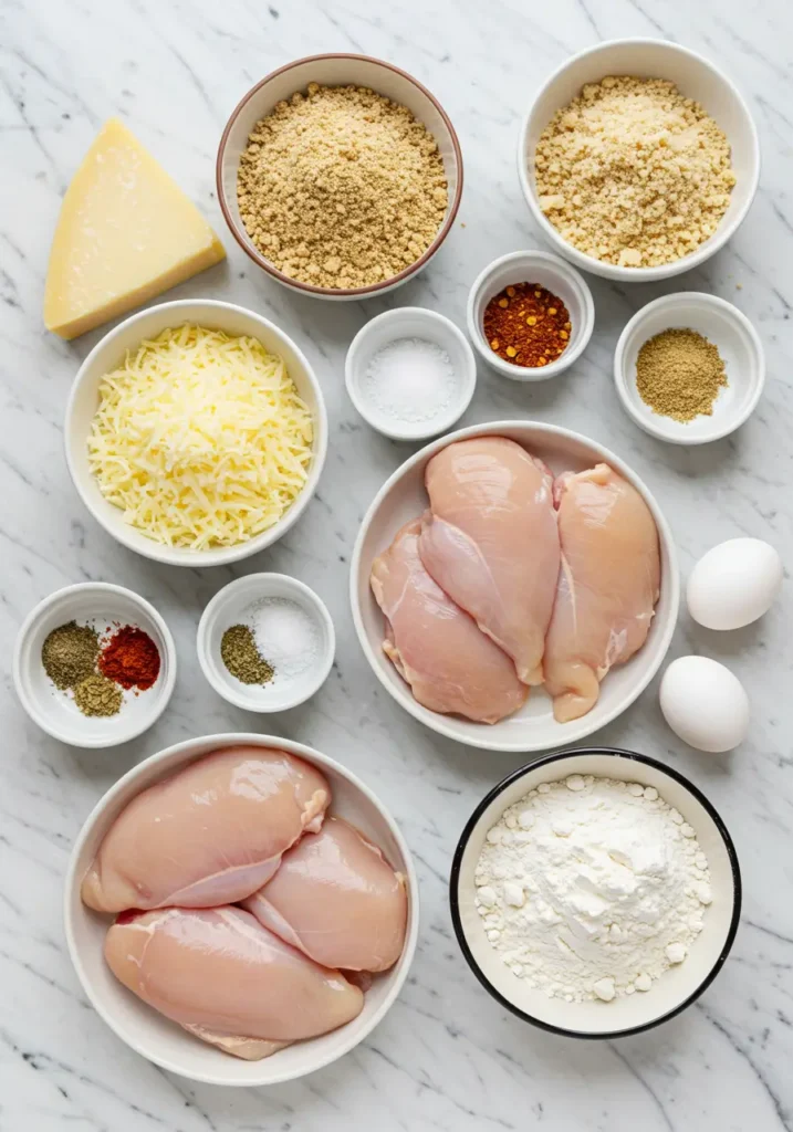 Ingredients for Longhorn Parmesan Crusted Chicken recipe