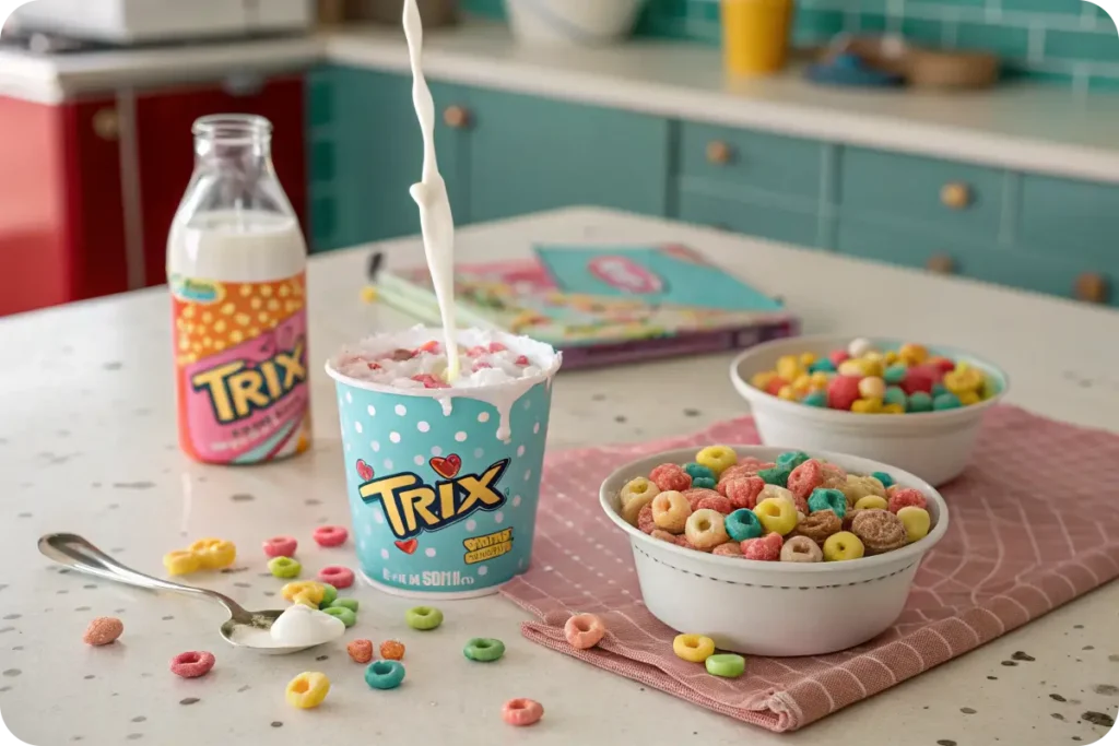 Trix yogurt vs. Trix cereal comparison
